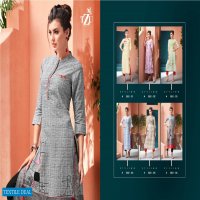 TZU Glory Wholesale Cotton Long Kurtis Catalog