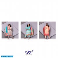 TZU Pretty Wholesale Digital Style print Top With Stole Dupatta Catalog