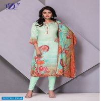 TZU Pretty Wholesale Digital Style print Top With Stole Dupatta Catalog