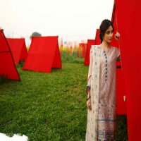 Tabeer Cross Stitch Unstitched Premium Lawn Collection 2021