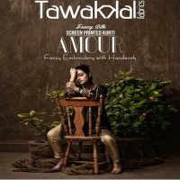 Tawakkal Amour Fancy Embroidered With Hand Work Pakistani Ready Made Kurtis