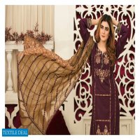 Tawakkal Audre Viscose Aari Embroidery Wholesale Pakistani Salwar Kameez