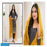 Tawakkal Gold Odyssey Table Printed Lawn Chiffon Collection Pakistani Dress At Wholesale Rate