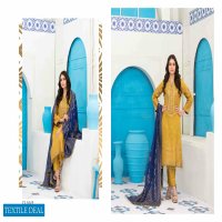Tawakkal Luxuriously Gold Wholesale Real Pakistani Dress