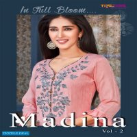 Tips Tops Madina Vol-2 Wholesale Kurti With Pant
