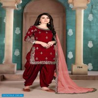 Twisha Aanaya Vol-107 Wholesale Straight Festive Suits
