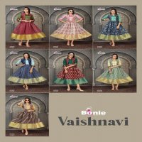 VAISHNAVI BY BONIE HEAVY SILK WITH JACKET KURTI CATALOG COLLECTION