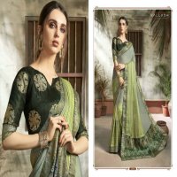 VALLABHI PRESENT ISHABELLA CHIFFON PRINTED DESIGNER FANCY SAREE WHOLESALER