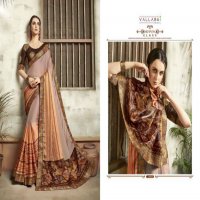 VALLABHI PRESENT ISHABELLA CHIFFON PRINTED DESIGNER FANCY SAREE WHOLESALER