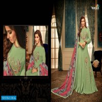 VARDAN RAMIA VOL 2 MASLIN LONG GOWN WITH DUPATTA WHOLESALER