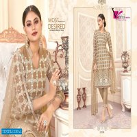 VARNI FABRICS ZEEYA HUSNA NET EMBROIDERY LUXURY COLLECTION SUITS