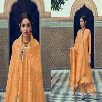 VARSHA FASHION SCARLET TUSSAR SILK WITH EMBROIDERY EXCLUSIVE DESIGN PRINT SALWAR SUITS