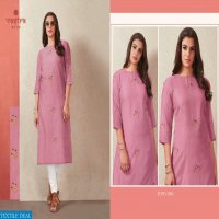 VASTRA MODA FLORET VOL 1 TONAL SILK CASUAL WEAR KURTI TRADER IN SURAT