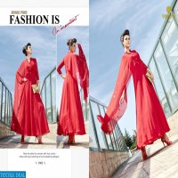 VASTRA MODA ZAREEN VOL 1 SATIN VISCOSE DIGITAL PRINT GOWN STYLE KURTI
