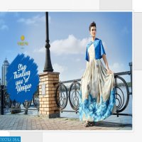 VASTRA MODA ZAREEN VOL 1 SATIN VISCOSE DIGITAL PRINT GOWN STYLE KURTI