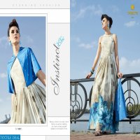 VASTRA MODA ZAREEN VOL 1 SATIN VISCOSE DIGITAL PRINT GOWN STYLE KURTI