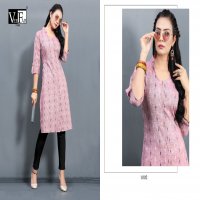 VF INDIA QUEEN HANDLOOM COTTON PRINTED FORMAL WEAR KURTI WHOLESALER