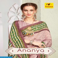 VINAMRA ANANYA VOL 4 SYNTHETIC PRINTED CASUAL WEAR SAREES