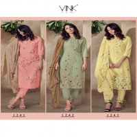VINK WONDER PREMIUM COLLECTION KURTA WITH PANTS AND DUPATTA