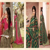 VIPUL CREPEY COLLA JOYFULL ELEGANT LOOK STANDARD COLOUR CRAPE SAREE CATALOGS