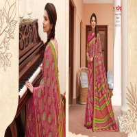 VIPUL CREPEY COLLA JOYFULL ELEGANT LOOK STANDARD COLOUR CRAPE SAREE CATALOGS