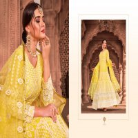 VIRASAT LUCKNOWI VISCOSE GEORGETTE LONG GOWN STYLE PARTY WEAR READYMADE SALWAR SUIT LOOKING STUNNING