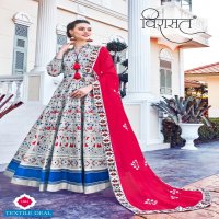 VIRASAT PRESENTS MAYURI KILLER SILK DESIGNER LONG GOWN PARTY WEAR EXCLUSIVE COLLECTIONS READYMADE SUITS
