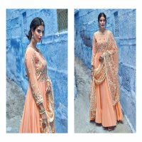 VIRASAT VOL 10 MASLIN LUCKNOWI WORK LONG GOWN STYLE SALWAR KAMEEZ