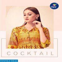 VITARA FASHION LAUNCH COCKTAIL EXCLUSIVE DESIGNER GOWN SILK PRINTS KURTI