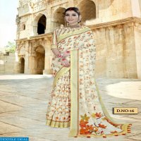 Vaamika Vastram Vol-1 Wholesale Shopping Linen Sarees