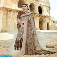 Vaamika Vastram Vol-1 Wholesale Shopping Linen Sarees
