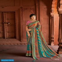 Vallabhi Kalpana Wholesale Brasso Print Wholesale Indian Saree