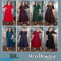 Vee Fab Walkway Vol-4 Wholesale 14 kg Reyon Gowns