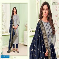 Vishnu Gehnaa Wholesale Cotton Work Dress Material