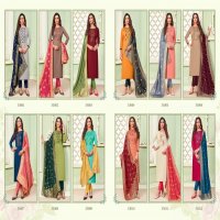 Vishnu Gehnaa Wholesale Cotton Work Dress Material