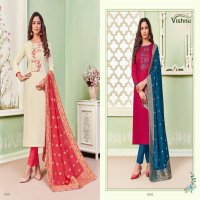 Vishnu Gehnaa Wholesale Cotton Work Dress Material