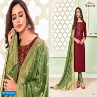 Vishnu Gehnaa Wholesale Cotton Work Dress Material