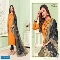 Vishnu Gehnaa Wholesale Cotton Work Dress Material