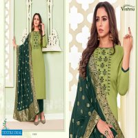 Vishnu Gehnaa Wholesale Cotton Work Dress Material