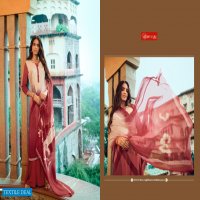 Vishwam Cappuccino Vol-4 Wholesale Crepe Print Dress Material