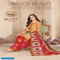 Vivel Kismis Patiyala Cotton Printed Dress Material Wholesale