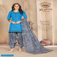 Vivel Kismis Patiyala Cotton Printed Dress Material Wholesale