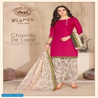 Vivel Kismis Patiyala Cotton Printed Dress Material Wholesale