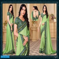 Vranda Fashion Impression Wholesale Vichitra Silk Saree