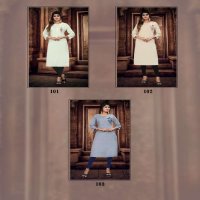 Vrunda Tex Meera Wholesale Reyon Kurtis