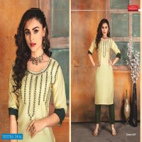 WANNA PRESENTING CHAKOR RAYON SLUB EXCLUSIVE STYLISH KURTI WITH PANT SELLER