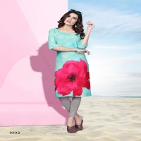 WATERMELON KISSMISS NX RAYON STRAIGHT LONG KURTI COLLECTION
