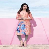 WATERMELON KISSMISS NX RAYON STRAIGHT LONG KURTI COLLECTION