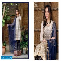 Wijdan Royal Touch Embroidered Chiffon Collection Wholesaler In India