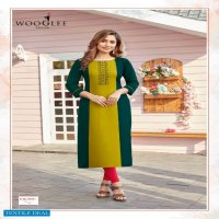Wooglee Barbella Vol-6 Wholesale Full Stitch Kurtis